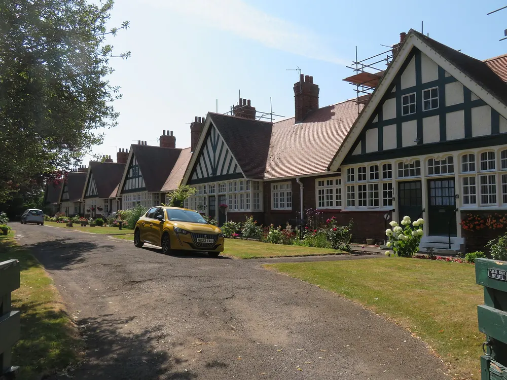 The Fox Almshouses, Norton, in the Norton Conservation Area
